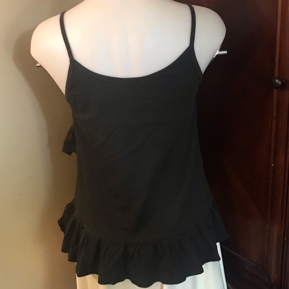 🆕 I Joah Black Sleeveless Asymmetrical Top-Med - Picture 2 of 7